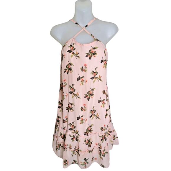 Abercrombie and Fitch Womens Sleeveless‎ Dress Small Floral Tiered Cottagecore - Picture 1 of 8